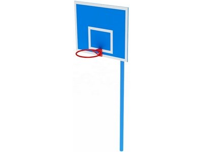 Стойка баскетбольная с щитом и кольцом СИ 6.191